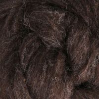 Wool Sliver - Dark brown - natural M
