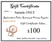 Gift Certificate for a Spinner