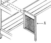 Lam Dividers and 4 Jacks for Colonial I Leclerc Floor Loom - 45"