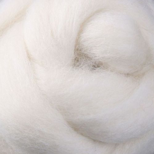 Wool Sliver - White / Cream Natural C